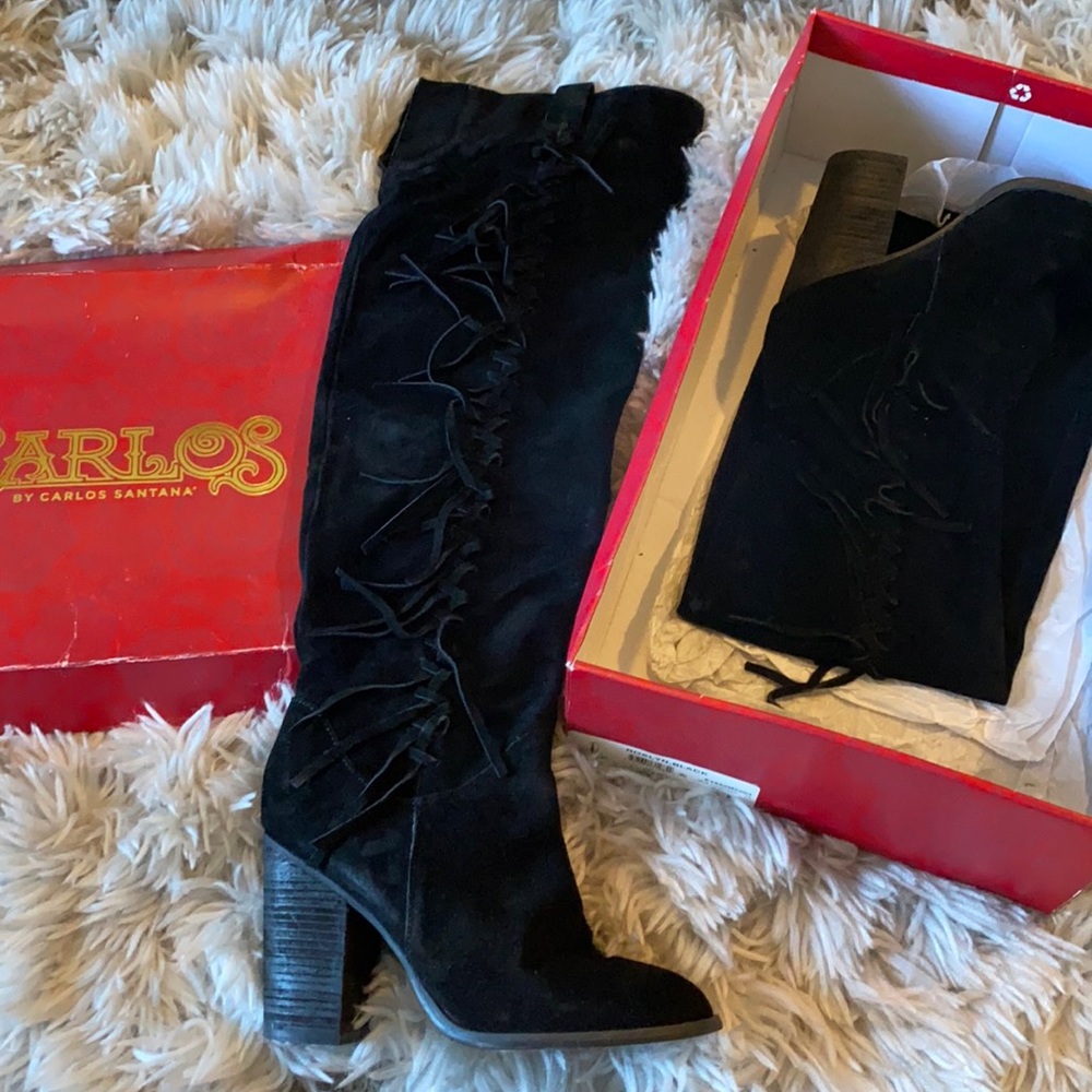 Carlos Santana Garrett Black Boots